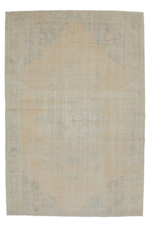 Ferhan - Faded Beige Blush Boho Vintage Rug