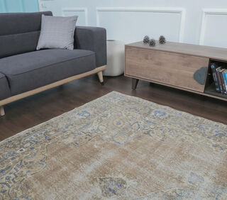 Feri - Distressed Turkish Oriental Rug - Thumbnail