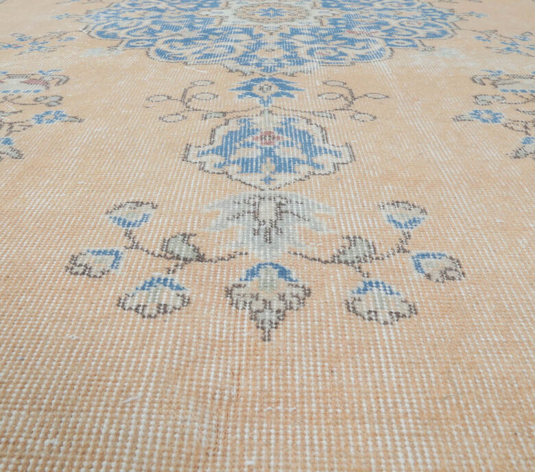 Feride - Turkish Oriental Orange Area Rug