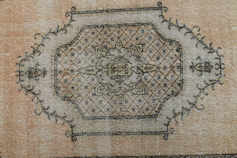 Orange Anatolian Vintage Area Rug
