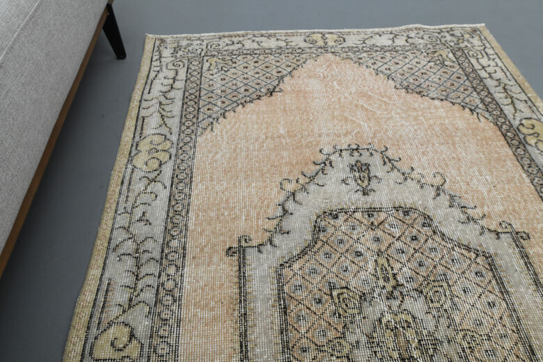 Orange Anatolian Vintage Area Rug