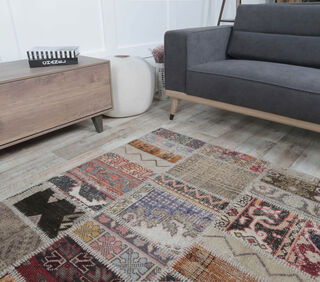 Genesis - Patchwork Vintage Area Rug - Thumbnail