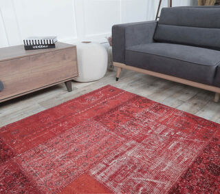 Genevieve - Patchwork Vintage Rug - Thumbnail