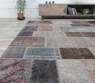 Georgette - Vintage Patchwork Rug - Thumbnail