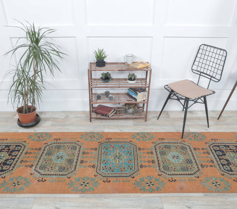 Gertrude - Vintage Oushak Runner Rug