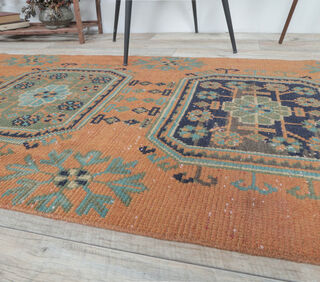 Gertrude - Vintage Oushak Runner Rug - Thumbnail