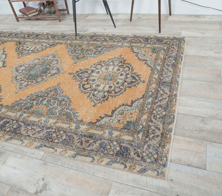 Goksel - Oushak Oriental Wide Runner Rug