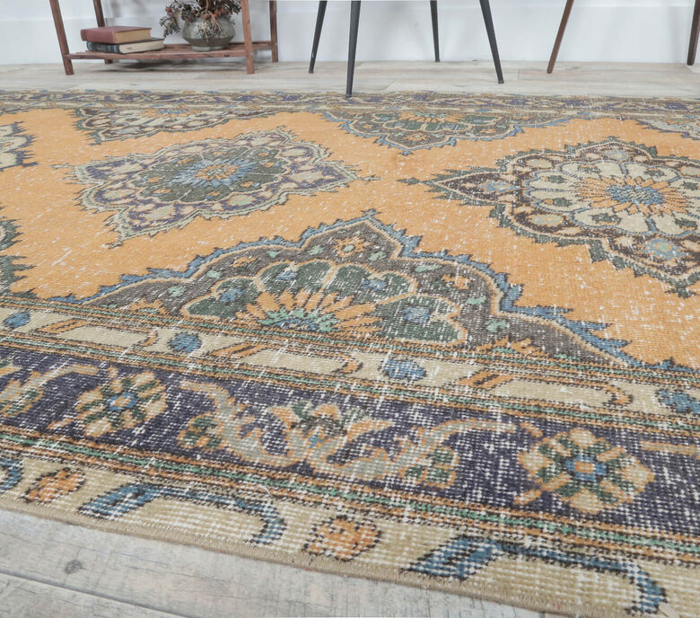 Goksel - Oushak Oriental Wide Runner Rug