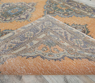 Goksel - Oushak Oriental Wide Runner Rug - Thumbnail