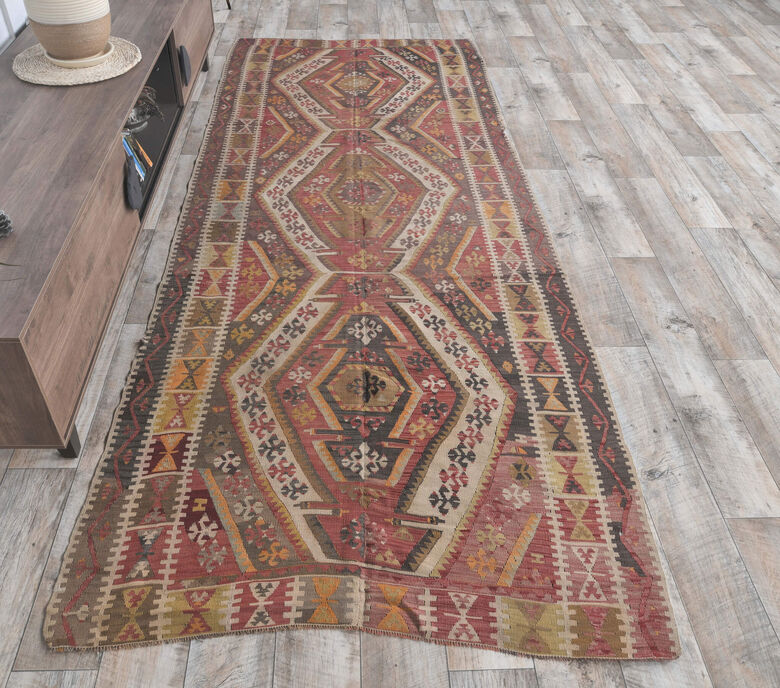 Gorun - Kilim Runner From Middle of Anatolia