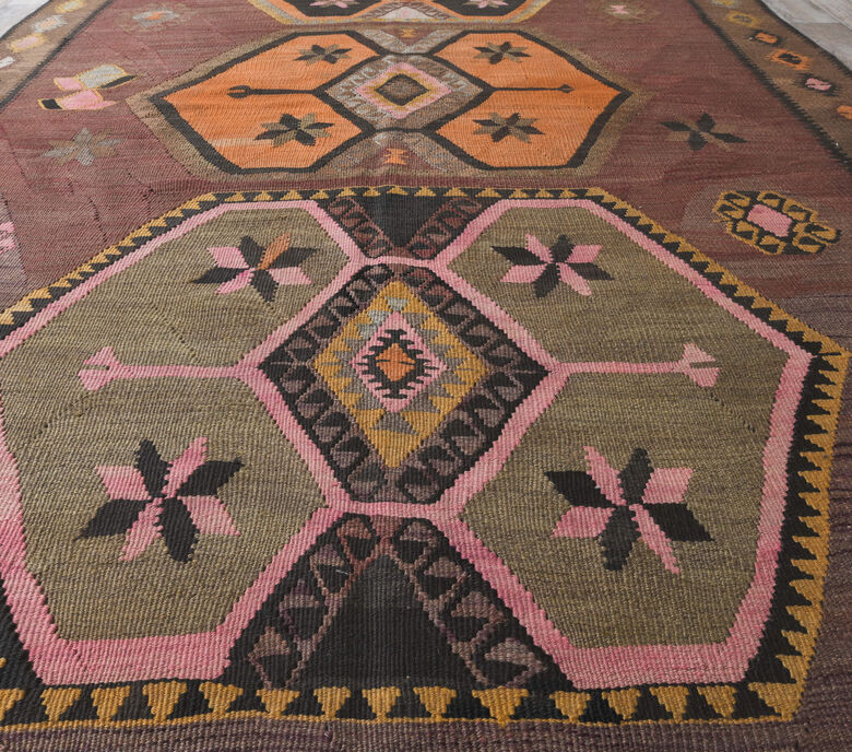 Gozdem - Extra Wide Kilim Runner