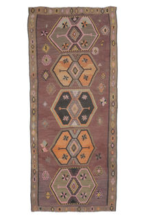 Gozdem - Extra Wide Kilim Runner - Thumbnail