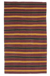 Gulcicek - 1980's Striped Kilim - Thumbnail