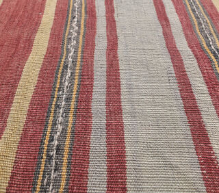 Gulcin - Striped Kilim Rug - Thumbnail