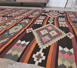 Guldeste - Long Unique Kilim - Thumbnail