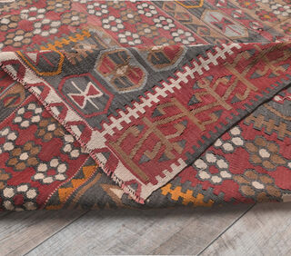 Gulinaz - Wide Kilim Runner - Thumbnail