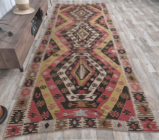 Gulnisa - Wide Kilim Runner - Thumbnail