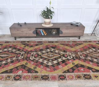 Gulnisa - Wide Kilim Runner - Thumbnail