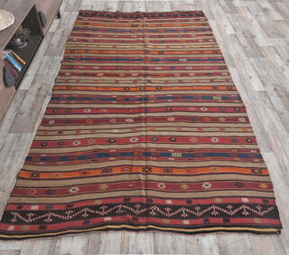 Gulseren - Traditional Turkish Kilim Rug - Thumbnail