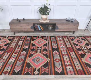 Gulshah - Wide Runner Kilim Rug - Thumbnail