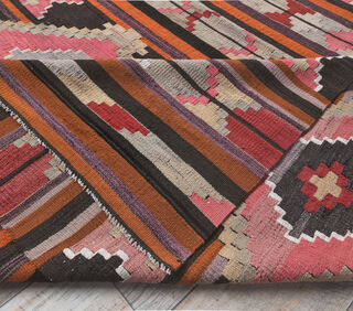 Gulshah - Wide Runner Kilim Rug - Thumbnail