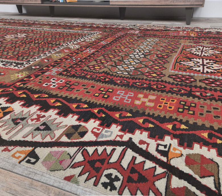 Gulshen - Wide Flatweave Runner Rug