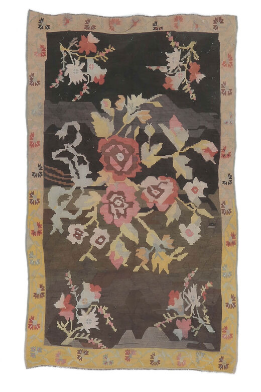 Gulyuz - Floral Kilim Rug