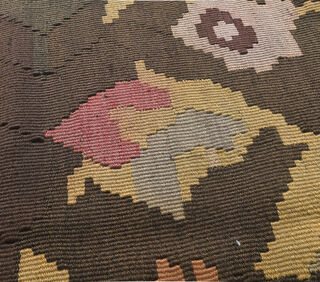 Gulyuz - Floral Kilim Rug - Thumbnail