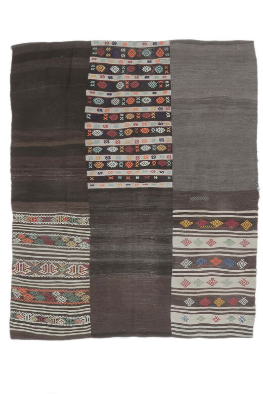 Gumush - Traditional Ethnic Flatweave Rug