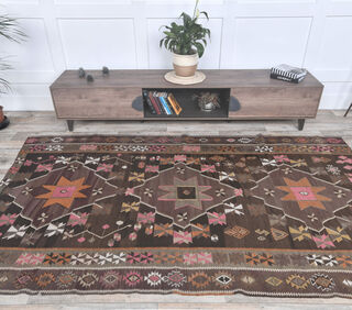 Guncicek - Eastern Anatolian Kilim Rug - Thumbnail