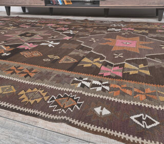 Guncicek - Eastern Anatolian Kilim Rug - Thumbnail