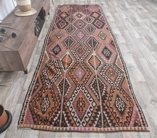 Guner - Wide Kilim Runner - Thumbnail