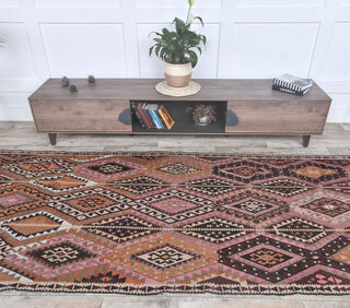 Guner - Wide Kilim Runner - Thumbnail
