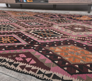 Guner - Wide Kilim Runner - Thumbnail