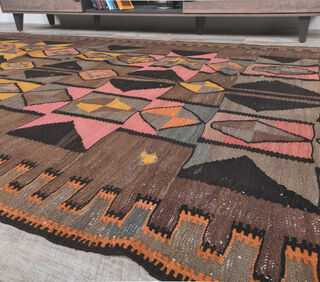 Gunhan - Long Area Kilim Rug - Thumbnail