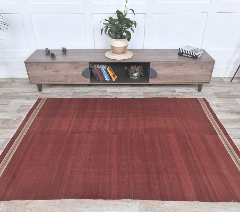 Gunsu - Red Solid Kilim