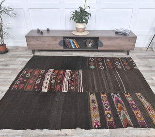 Guray - Anatolian Kilim Rug - Thumbnail