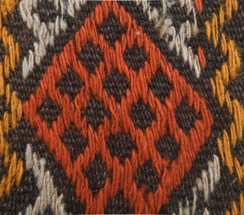 Gurkan - Original Vintage Flatweave Rug