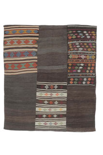 Gurkan - Original Vintage Flatweave Rug - Thumbnail