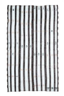 Hale - Black & White Kilim Rug - Thumbnail