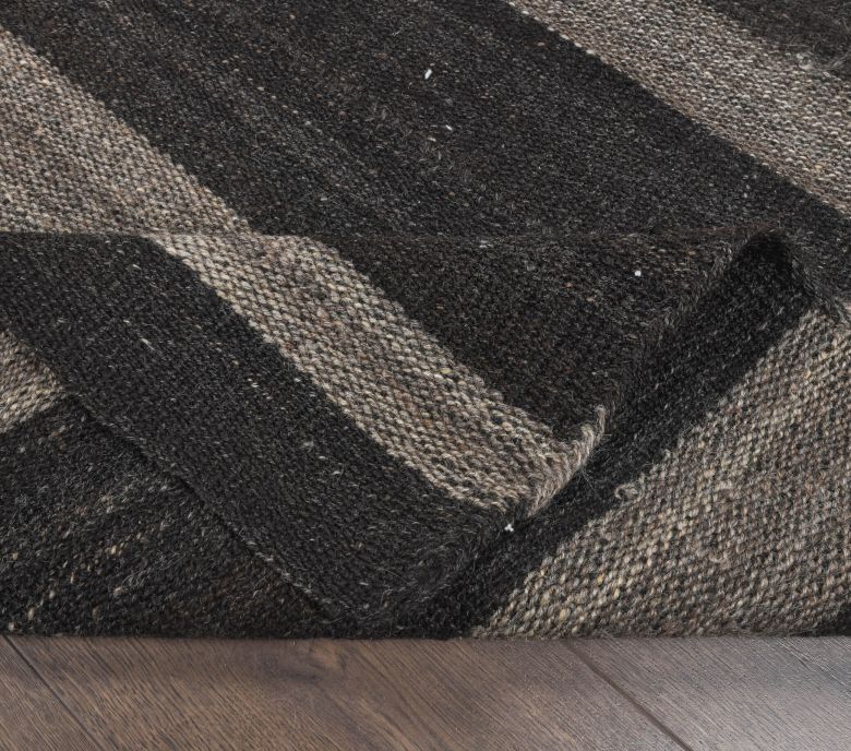 Halle - Black Striped Kilim