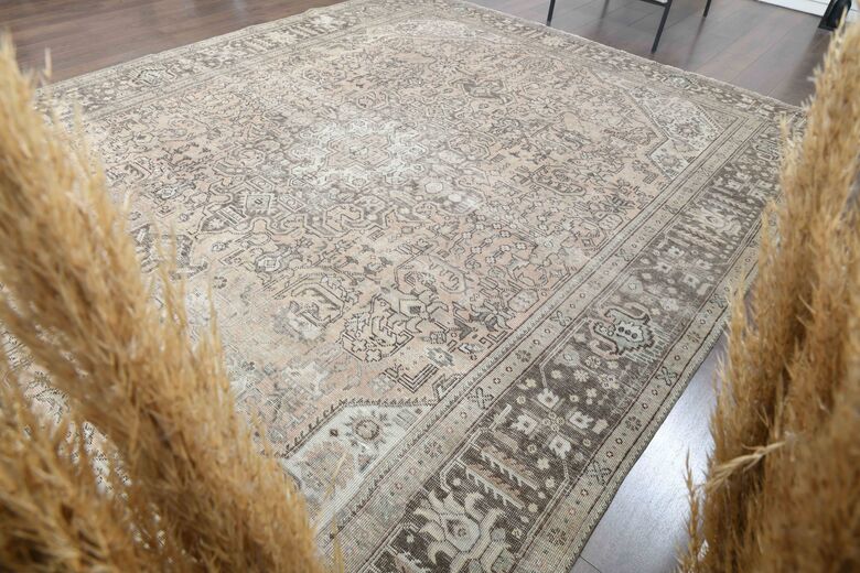 Handmade Oversized bohemian rug