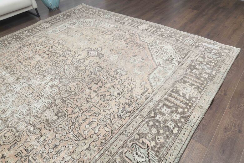 Handmade Oversized bohemian rug