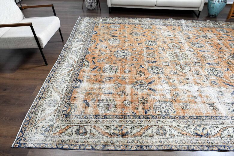 Handmade Oversized bohemian rug