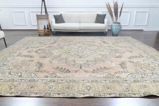 Handmade oversized vintage rug - Thumbnail