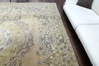 Handmade Persian Large Vintage Rug - Thumbnail