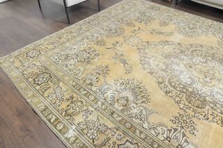 Handmade Oversized Vintage Rug - Thumbnail