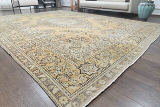Handmade Oversized Vintage Rug - Thumbnail