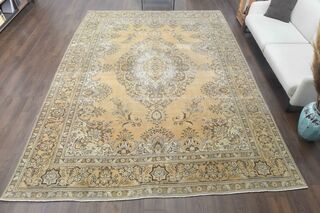 Handmade Oversized Vintage Rug - Thumbnail