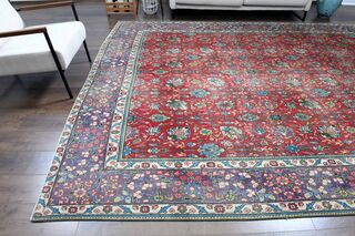Handmade Persian Vintage Rug - Thumbnail